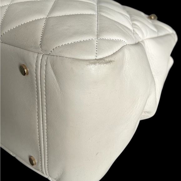 Kate Spade Off-White Quilted Tote Bag - Picture 8 of 13